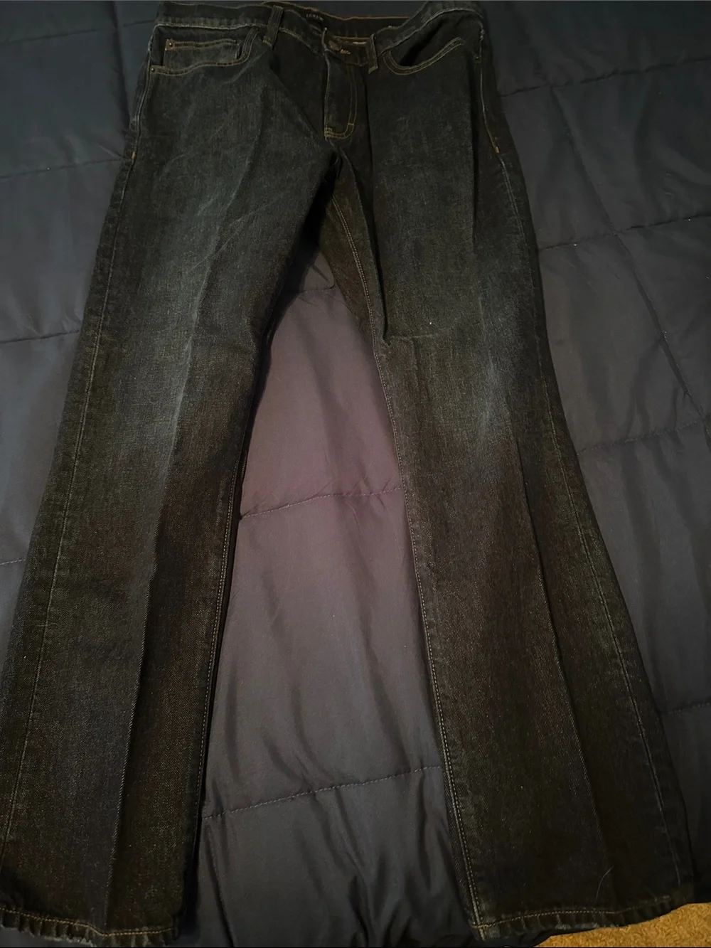 J. Crew Men's Blue Straight-Leg Jeans Slim 34/30